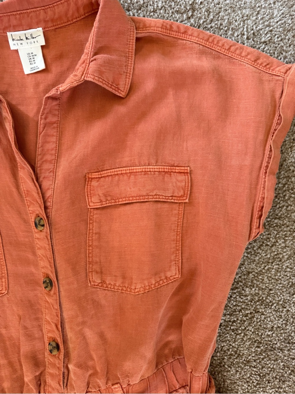 Nicole Miller Pumpkin Spice Romper - Picture 7 of 10